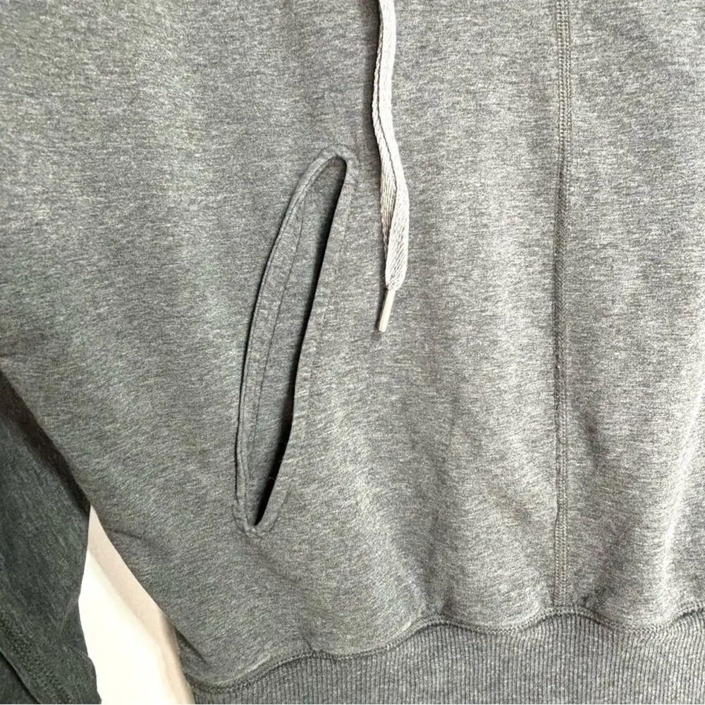 Lululemon Flashback Pullover Slouchy Hooded Sweatshirt Gray 8